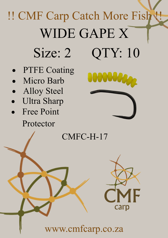 CMF Wide Gape Hook, Carp Hooks, Wide Gape Hooks, Carp Fishing, Fishing